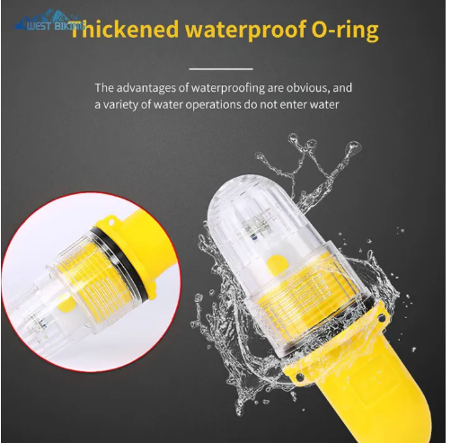 DK46-1ชิ้นไฟใต้ทะเลควบคุม Buoy สัญญาณแสงล่อปลาแสงรางรถไฟสุทธิตำแหน่งไฟกระพริบเตือนแสงบีสต์ขับรถแสง LED สุทธิไฟสัญญาณเตือน (ไม่มีแบตเตอรี่) [ในสต็อก]