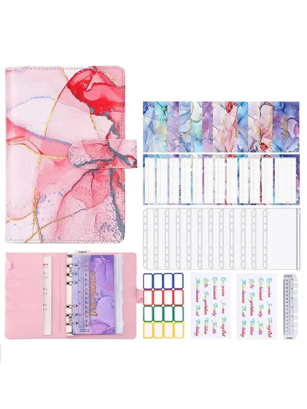 ปกสันห่วง หลากสี และ กระเป๋า 1 เซต f-3