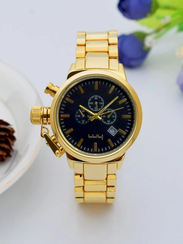 ผู้ชาย นาฬิกาควอตซ์ กันน้ำ 1 ชิ้น  น-82