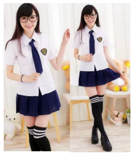 SE68@ชุดนักเรียนหญิง ชุดนักเรียนญี่ปุ่น ชุดนักเรียน ชุดนักศึกษา คอสเพลย์ Dress for Japanese Student Uniform Suit Japan Costume Party Cosplay Fancy Outfit
