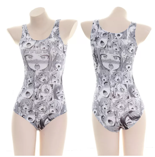 SE64@Hot!Sexy Women Unique Design Anime Pattern Cartoon Bodysuit Printed Girl's Sexy Lingerie Halloween Costume Night Club Cosplay