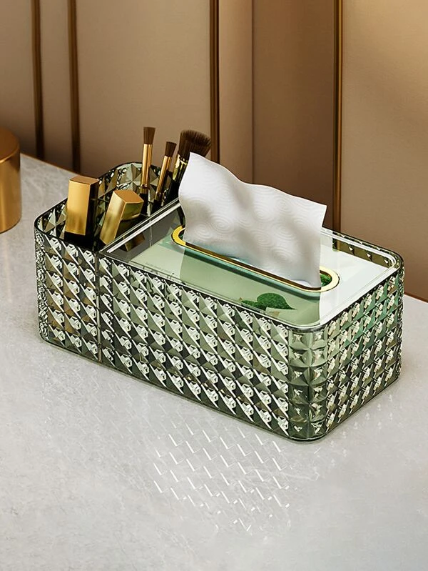 1 ชิ้น พลาสติก เนื้อเยื่อ จัดเก็บ กล่องทิชชู่ ผ้าคลุม ที่วาง สำหรับ บ้าน  nn-