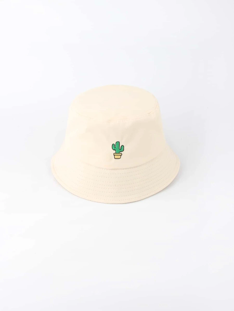 หมวกบักเก็ต กระบองเพชร เย็บปัก i-62