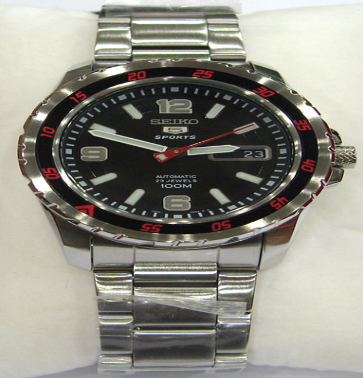 H83-seiko ออโต้รุ่นใหม่ เครื่อง 7s36 ขอบหมุนได้ เครื่องรุ่นเดียวกับที่ใสในรุ่นลิมิเต็ด มี3 หน้า