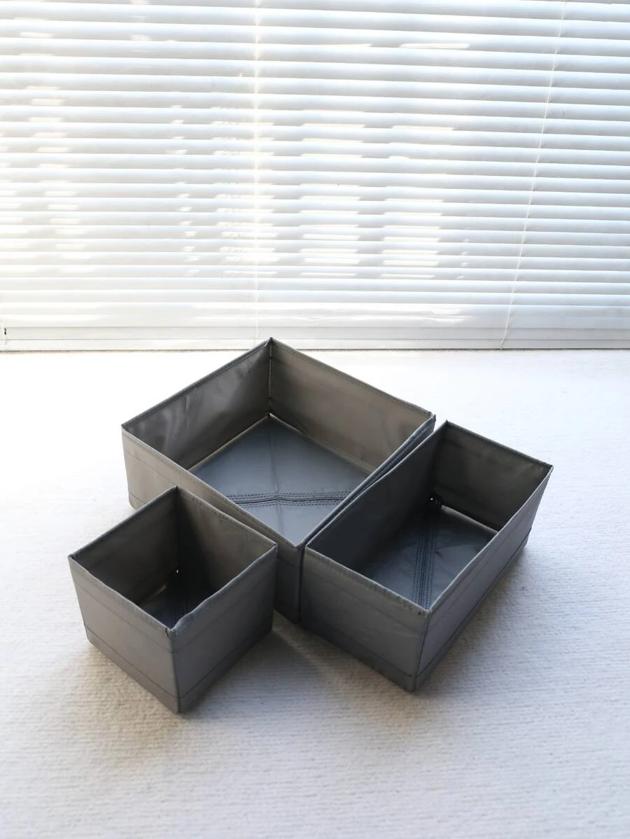 กล่องเก็บเสื้อผ้า สีพื้น 1 ชิ้น  gg-89