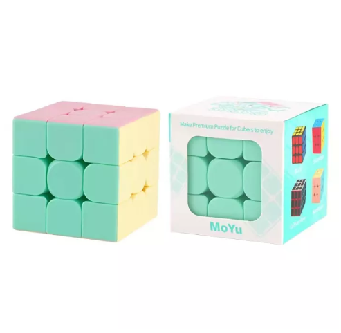 TOY16-รูบิค พีระมิดลูกบาศก์รูบิค รูบิดลูกบาศก์ ของเล่นสำหรับฝึกสมาธิ (A-01)