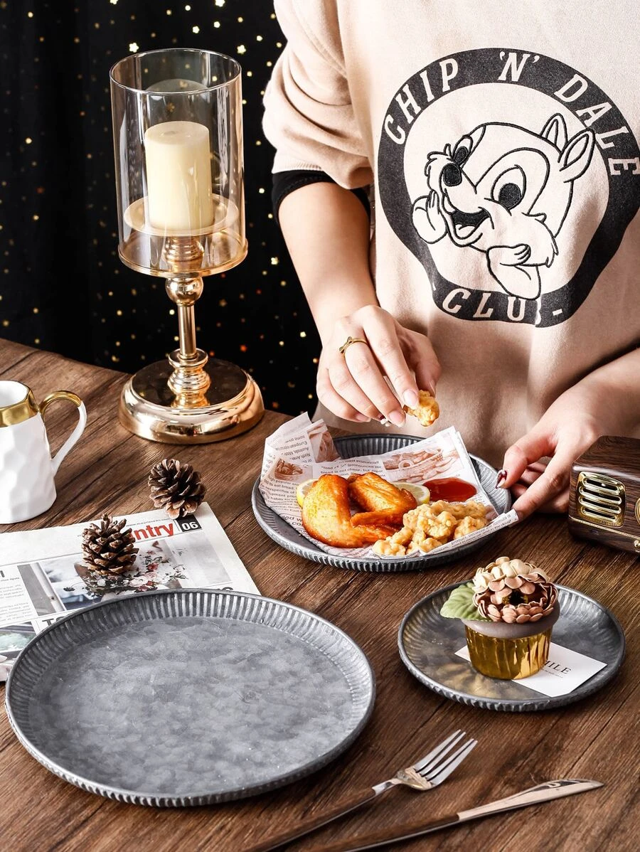 จาน กลม เหล็ก 1 ชิ้น ff-83