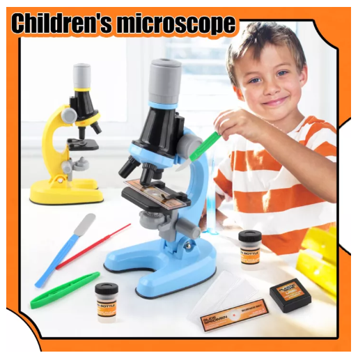 N67-กล้องจุลทรรศน์ LED กล้องจุลทรรศน์ชีวภาพของเล่นเพื่อการศึกษาสำหรับเด็กวัสดุทางวิทยาศาสตร์