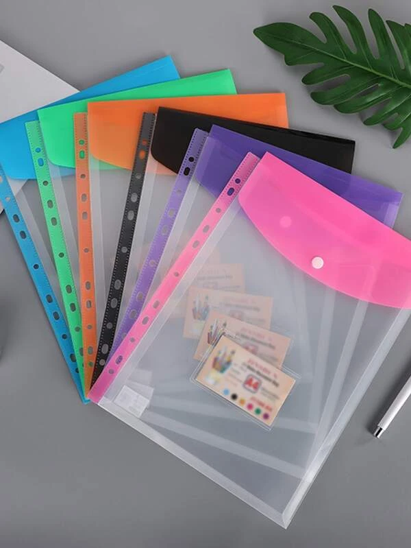 กระเป๋าเอกสาร 1 ชิ้น A4 หลากสี f-63