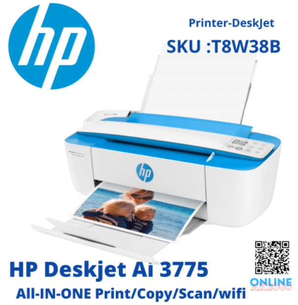 DA20-HP Deskjet Ink Advantage 3775 Multifunction Inkjet Printer