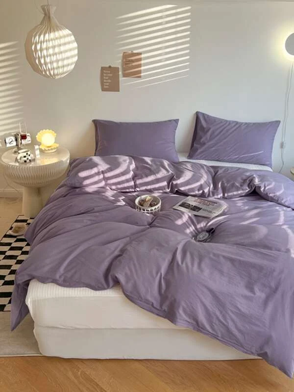 ชุดปลอกผ้านวม ไม่มีฟิลเลอร์ สีพื้น t-59