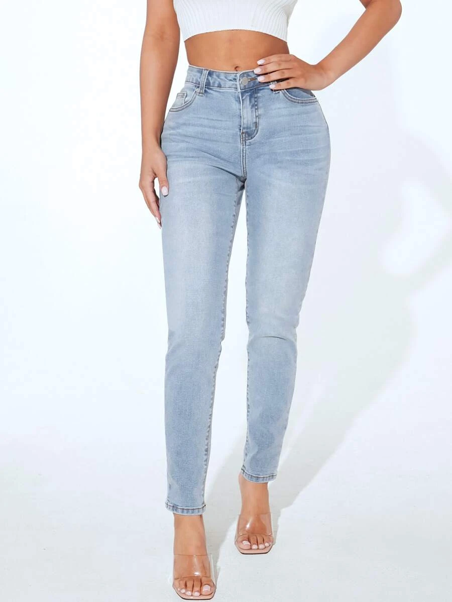 กางเกงยีนส์ สกินนี่ กระเป๋าแนวทแยง ee-81