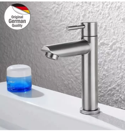 SA98-ก๊อกน้ำล้างมือ ก๊อกน้ำอ่างล้างหน้า ก๊อกน้ำสแตนเลส 304 ก๊อกห้องน้ำ ก๊อกสแตนเลส 304 รหัส B3003