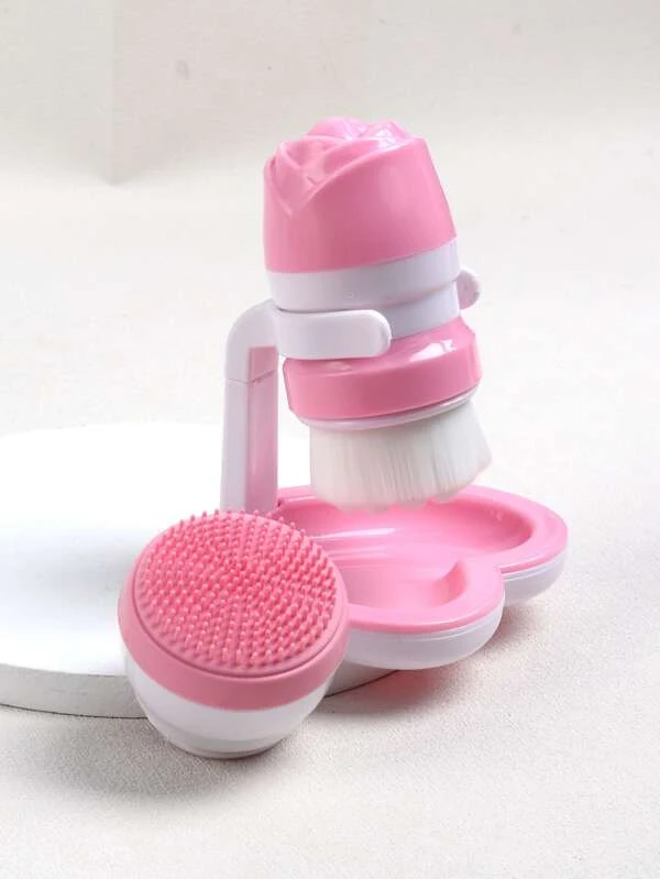 2 ชิ้น แปรงทำความสะอาดใบหน้า เซ็ต e-99