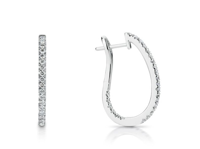 CLASSIC U SHAPE HOOP EARRINGS