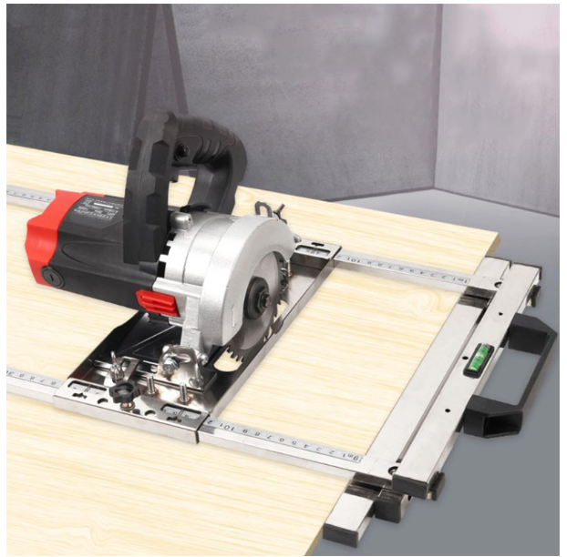 TH120-แผ่นตัดกำหนดตำแหน่ง ชุดรางนำตัดสำหรับเลื่อยวงเดือน 4 นิ้ว Circular Saw Guide Positioning Cutting Board