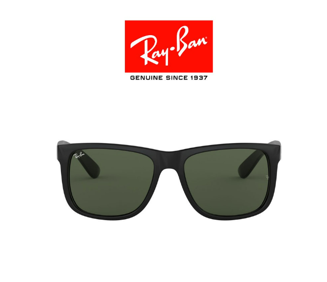 (ว#002) Ray-Ban Justin - RB4165F 601/71 size 55 -sunglasses