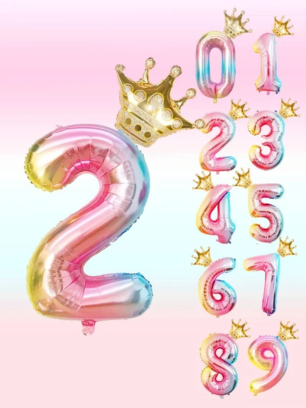 ลูกโป่งตกแต่ง ดิจิทัลกราฟฟิก 2 ชิ้น p-21