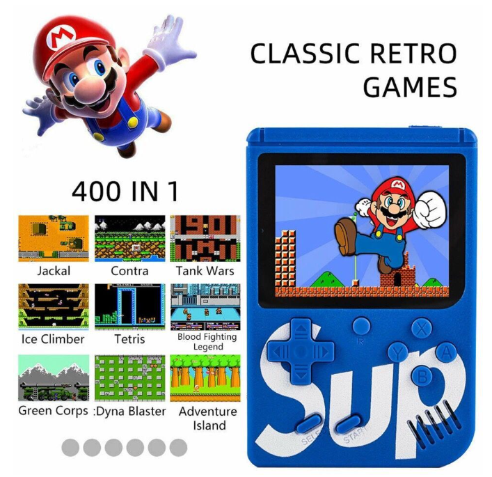 ROM08-เกมส์กด Sup Game เครื่องเล่นเกมขนาดเล็ก 400 in1 ชุดเกมบอย เกมส์ยุค90 เครื่องเล่นเกมสไตล์เรโทร สินค้าพร้อมส่ง