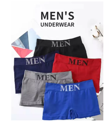 MH16-กางเกงในชายสไตล์เกาหลี ใส่สบาย ผ้านิ่มมาก เนื้อผ้ายืดยุ่นได้ดี ฟรีไซร์ เอว 28-44 นิ้ว