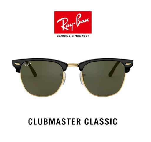 (ว#047) Ray-Ban Clubmaster - RB3016F W0365 แว่นตากันแดด rayban
