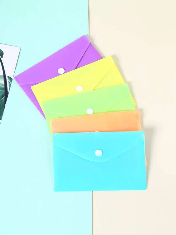 กระเป๋าแฟ้ม สีสุ่ม 12 ชิ้น f-58