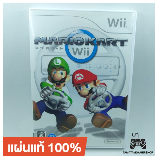 GA77-แผ่นเกมส์Wii Mario kart แผ่นแท้ สภาพสะสม