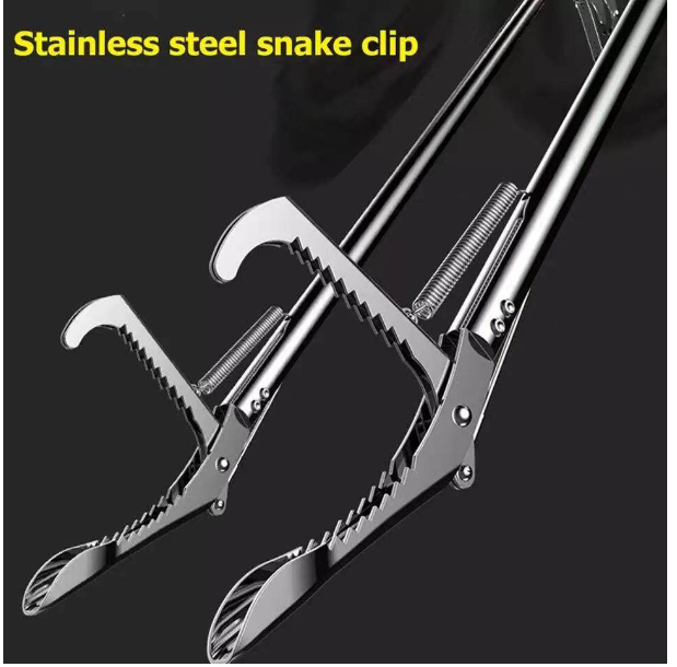 TH161-อุปกรณ์จับงู คีมจับงู คีมจับงูสแตนเลสยาว 1.5m รุ่นใหม่ อุปกรณ์จับงู คีมจับงู ที่จับงู ไม้จับงูตะขอจับงู เครื่องมือจับงู