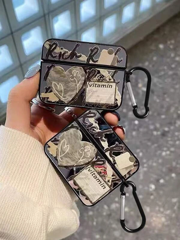 เคส เหมาะกับ Airpods ลาย หัวใจ 1 ชิ้น e-19