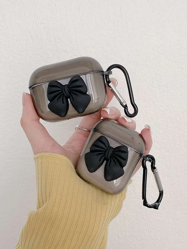 เคส เหมาะกับ Airpods ตกแต่ง โบว์ 3D e-30