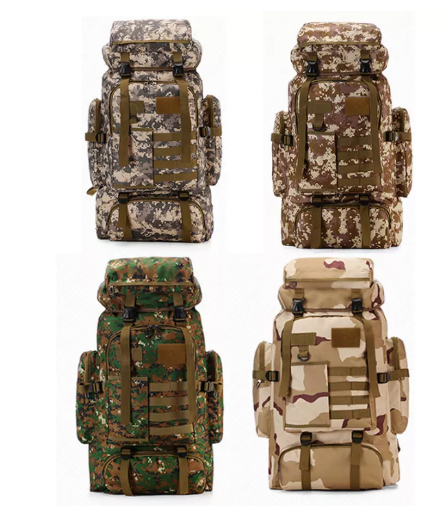 BAG49-กระเป๋าสะพายหลัง กระเป๋าเดินป่า กระเป๋าลายพราง กรพเป๋าทหาร กระเป๋าผู้ชาย พร้อมส่ง