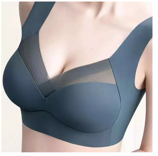 BRA89 RANMO 40-90KG Ice-silk Seamless Bralette Push up Wireless Sports bra Yoga Plus size underwear Lingerie women running yoga fitness