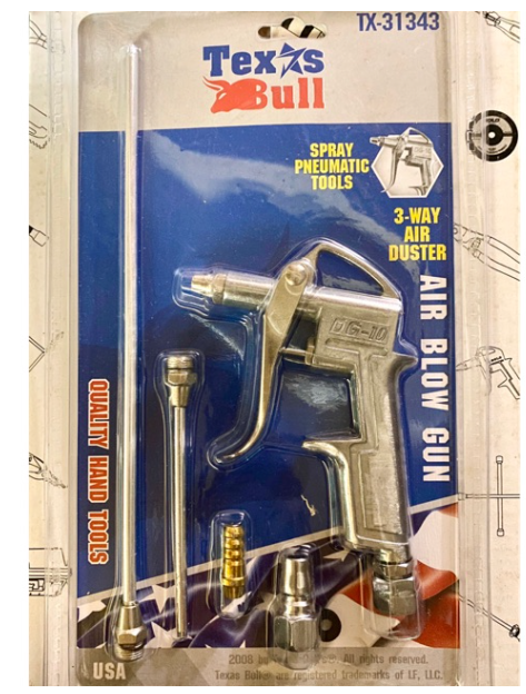 MW33-ปืนฉีดลม หัวฉีดลม 5ตัวชุด Texas Bull