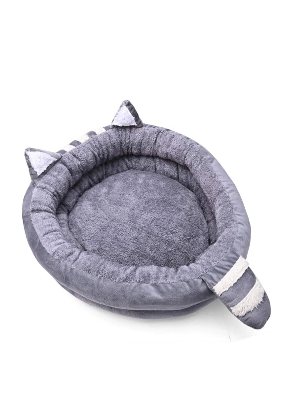 เตียง สัตว์เลี้ยง การ์ตูน การออกแบบหู ผ้าพลัช 1 ชิ้น  j-15