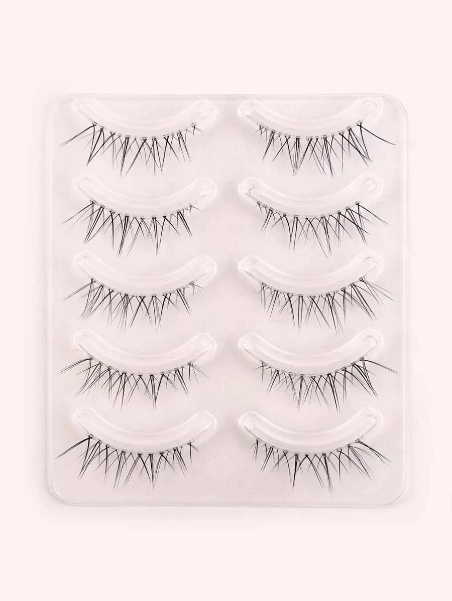 ขนตาปลอม ตาแมว ธรรมชาติ 5 คู่  g-85