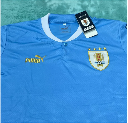 Z68-ชุดบอล ทีมชาติยูโรควาย Uraguay(Home) ปี2022/23 แขนสั้น เสื้อพร้อมกางเกง มีครบไซส์ ใหม่ล่าสุด