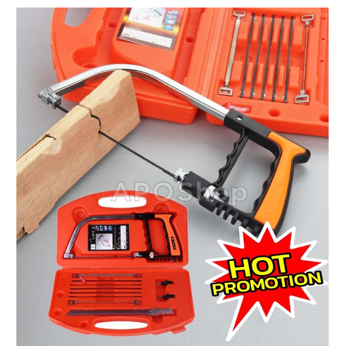 M-92 เลื่อยฉลุ เลื่อยมือ เลื่อยอเนกประสงค์ เซ็ตเลื่อยฉลุพร้อมใบเลื่อย กล่องแดง