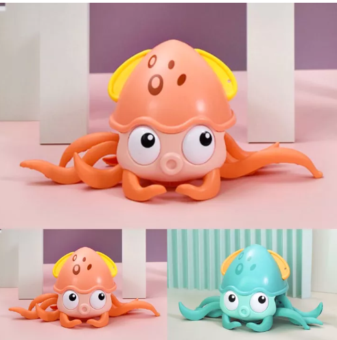 N89-ของเล่นปลาหมึกเล่นได้ทั้งในน้ำและบนบก อาบน้ำ ของเล่นลอยน้ำของเล่นเด็ก