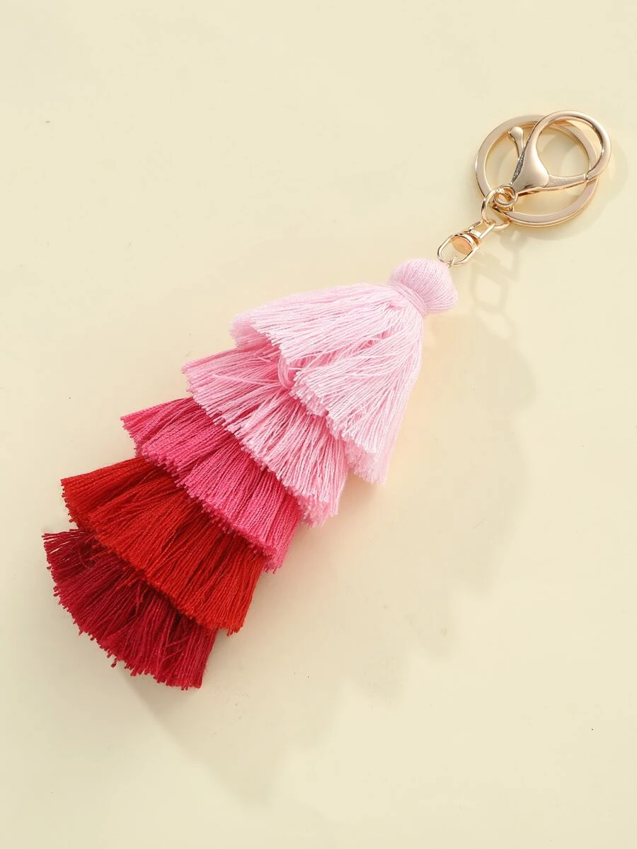 พวงกุญแจ จี้ พู่  k-033