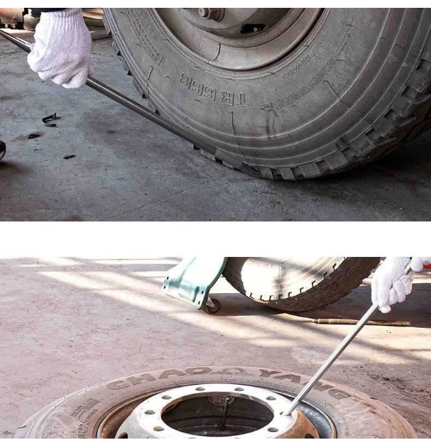 TH168-Crowbar ตัวขันเชือกรถบรรทุกขนาดใหญ่ Crowbar Air nail gun เหล็กพิเศษชะแลงเครื่องมือความแข็งสูงยางซ่อมยางเจาะเหล็ก