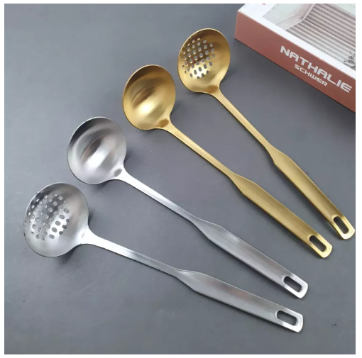 KIT76-กระบวยสุกี้ กระบวยชาบู กระบวยตักน้ำจิ้ม สแตนเลส