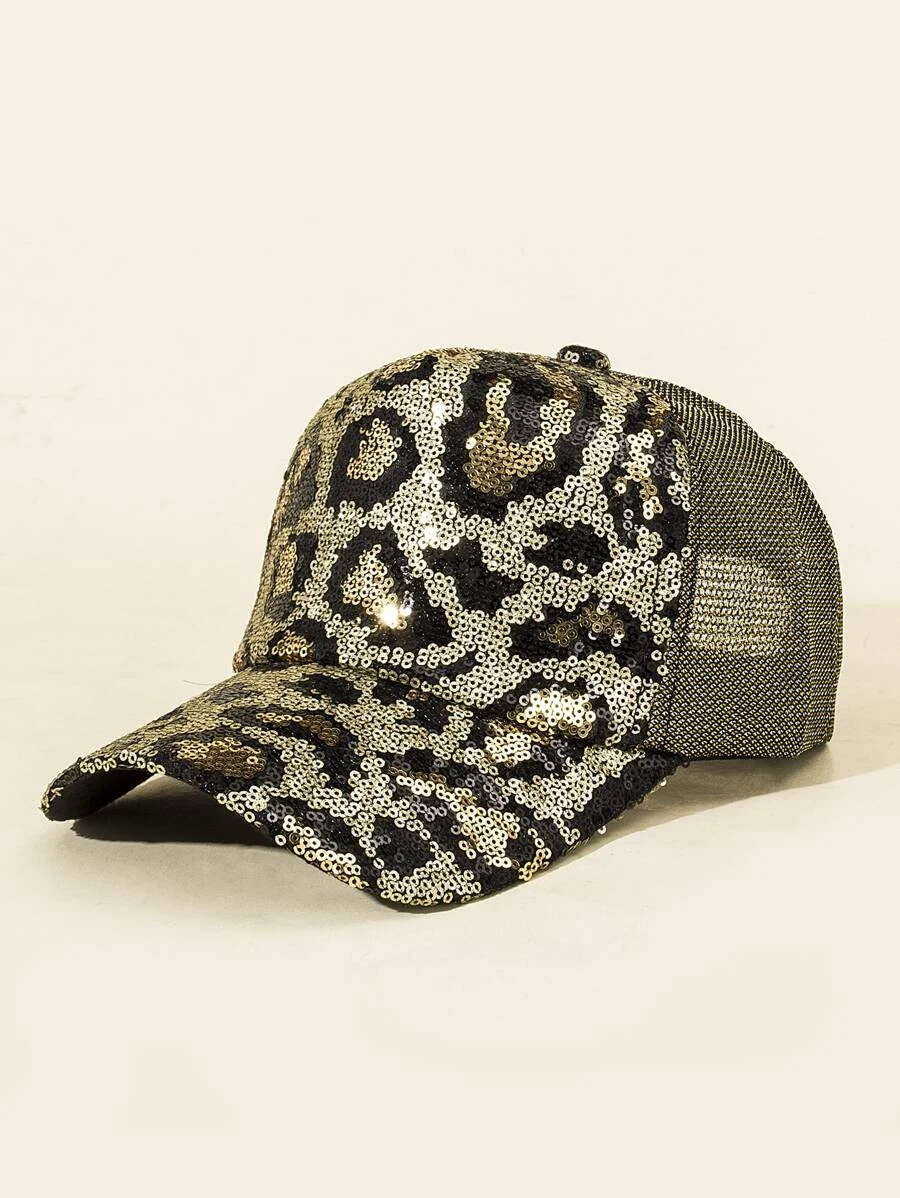 หมวกบักเก็ต ตกแต่งเลื่อม j-51