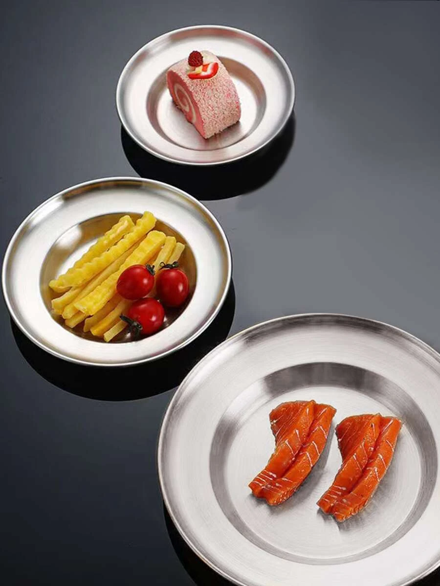 จาน สแตนเลส 1 ชิ้น  ff-38