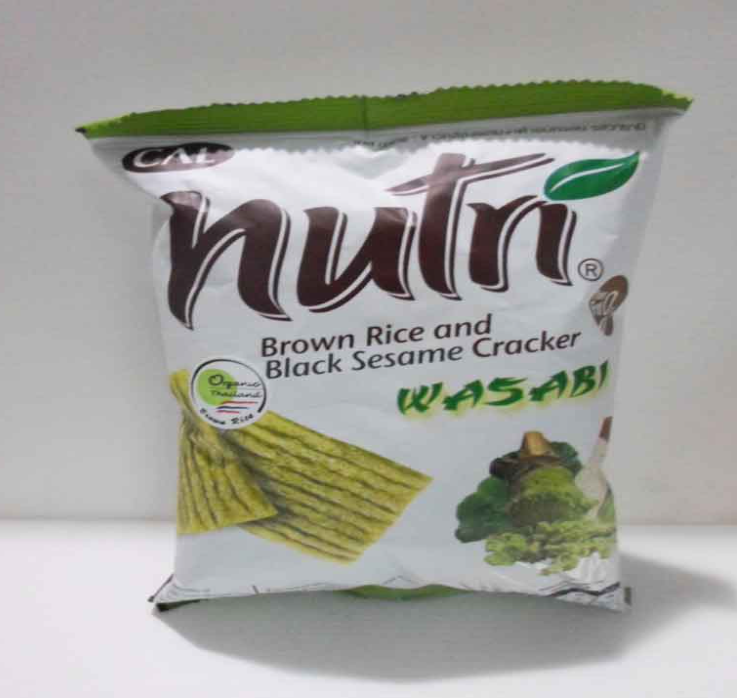 WA68-นิวทรีบราวน์ไรซ์ รสวาซาบิ 50g CAL