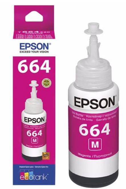 DA78-EPSON 664 MAGENTA T664300 INK ORIGINAL