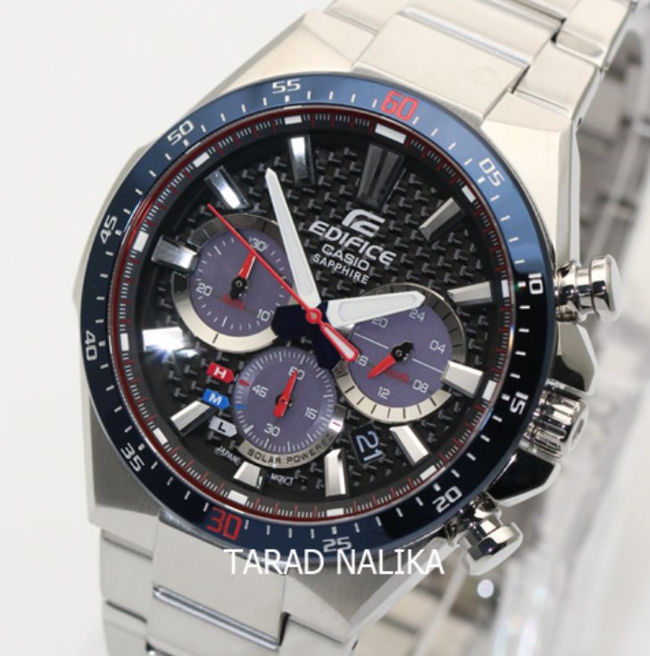 H10-นาฬิกา CASIO Edifice Solar Sapphire Scuderia Toro Rosso Limited Edition EFS-S520TR-2ADR (ประกัน cmg)