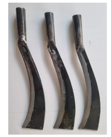 PO79-มีดเหรียญ มีดเคียวหวดหญ้า รุ่นยาว 16 นิ้ว