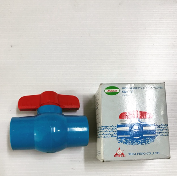 MW124-บอลวาล์วพีวีซี 3/4” - 1” อเซโก้ ACECO แท้ / คุณภาพดี ราคาถูกสุดๆ