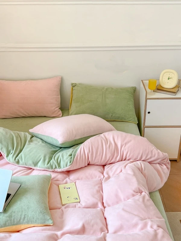 ชุดปลอกผ้านวม ไม่มีฟิลเลอร์ ทูโทน t-56