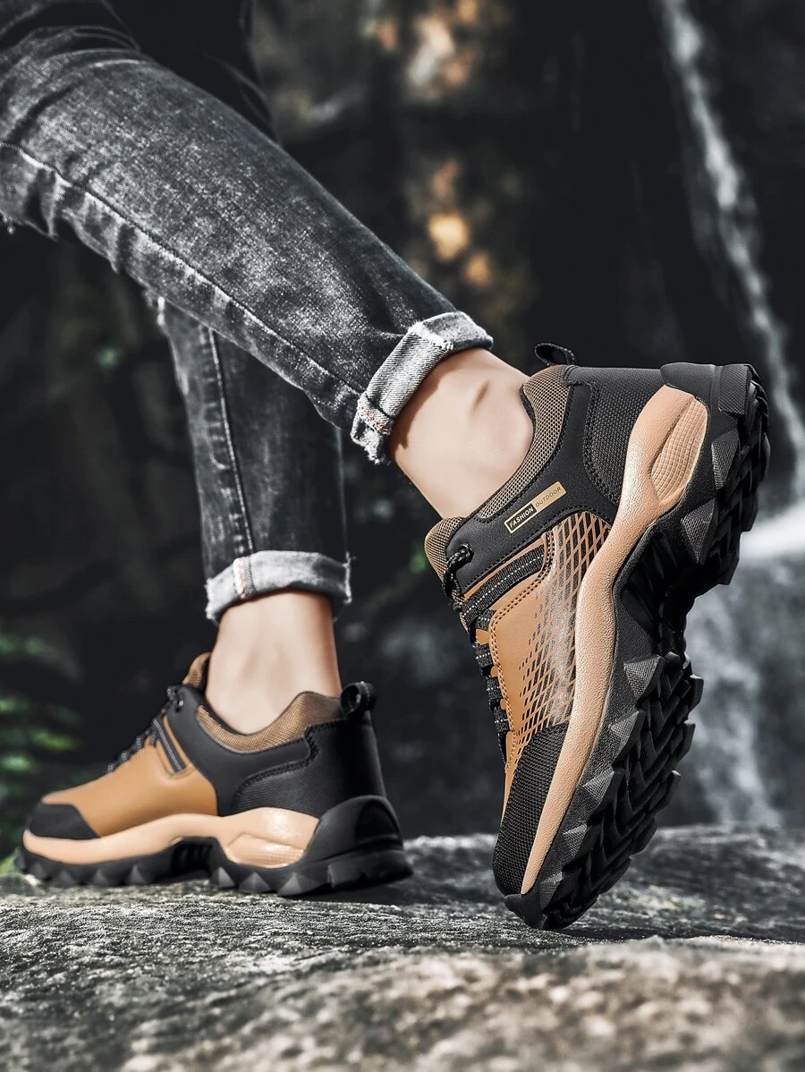 ผู้ชาย รองเท้าปีนเขา รายละเอียด ตัวอักษร สายรัดหน้า m=64 z.39-65